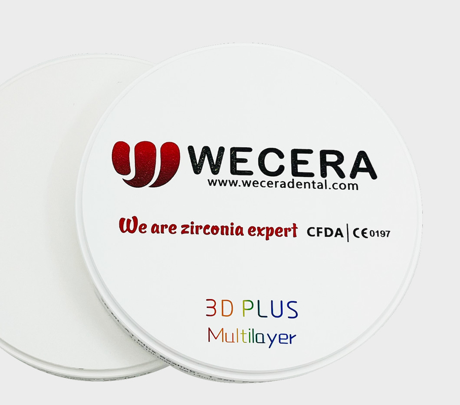 16 Shades Multilayer Zirconia Block CAD CAM Ceramics Denture Material